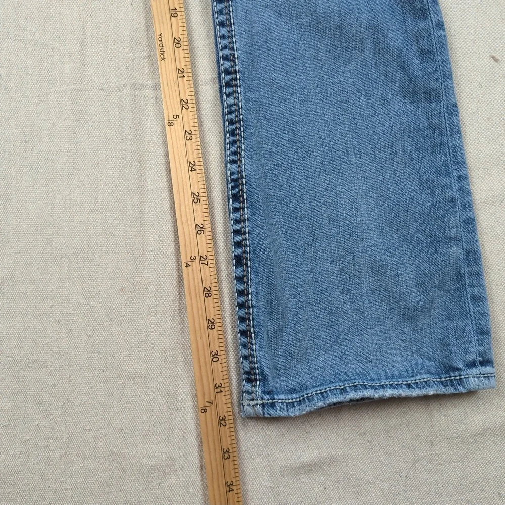 BKE Jeans Mens 29x32 Blue Fulton Boot Cut Western Cowboy Light Wash